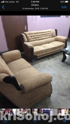 Sofa Set 7 seat with 1 Centre Table